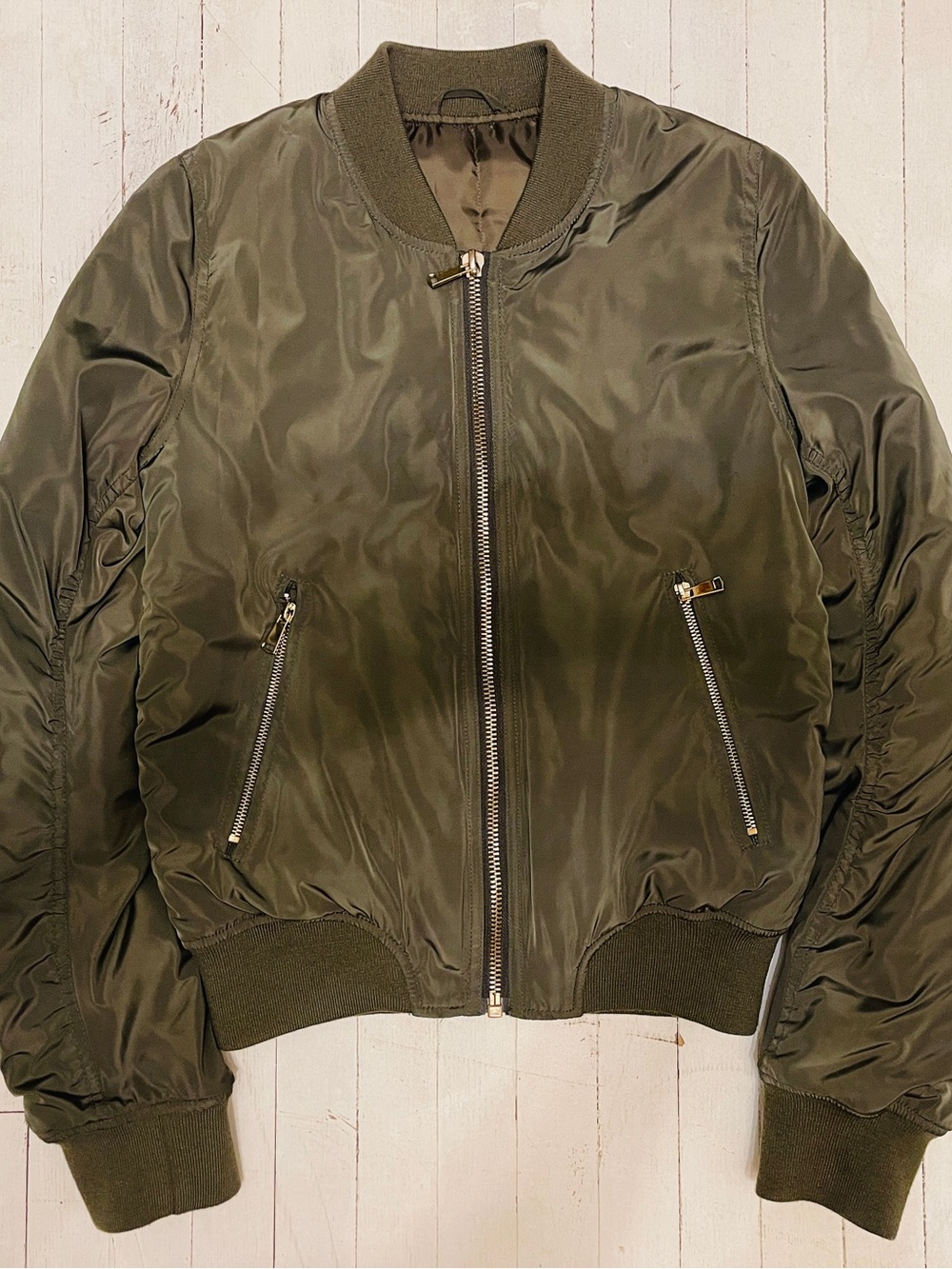 Parasuco Olive Green Women's Bomber Jacket